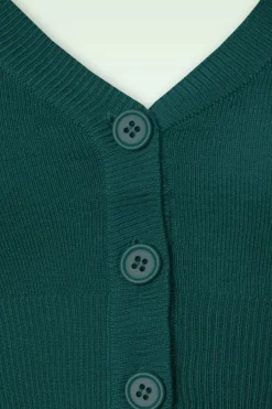 Mak Sweater Shela Cropped Vest In Pauwgroen><noscript><img width=