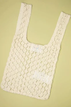 Compania Fantastica Small Crochet Tas In Creme>Vrouwen Tassen