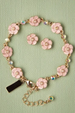 Lovely Small Rose Oorstekers In Zacht Roze><noscript><img width=