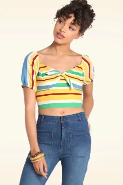 Bunny Solange Crop Top In Multi>Vrouwen Tops