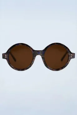 Surkana Stay Shady Ronde Zonnebril In Blauw>Vrouwen Zonnebrillen