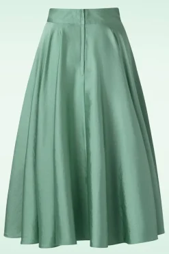 Banned Retro Summer Silky Rok In Mintgroen>Vrouwen Rokken