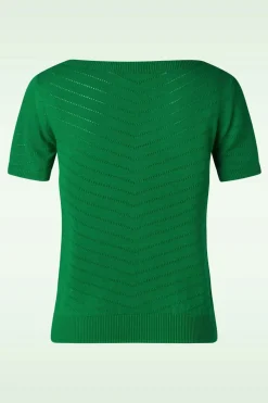 Pretty Vacant Suzie Boothals Top In Groen>Vrouwen Truitjes