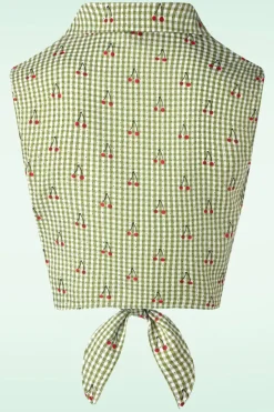 Banned Retro Sweet Pea Blouse In Groen>Vrouwen Blouses