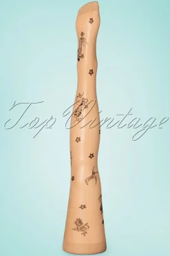 Pamela Mann Tattoo Sailor Girl Panty In Neutraal>Vrouwen Panty's