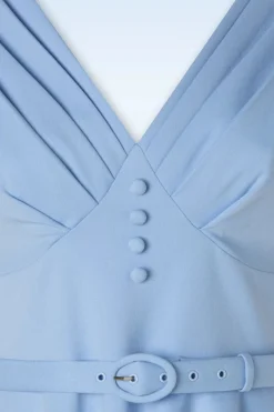 Vintage Diva The Jane Swing Jurk In Luchtblauw><noscript><img width=