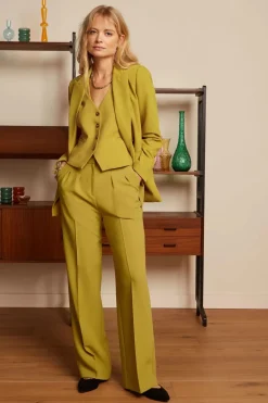 King Louie Tina Simonet Blazer In Sulphur Geel><noscript><img width=