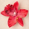 Topvintage Boutique Collection Tropical Vibes Haarbloemclip In Rood>Vrouwen Haaraccessoires