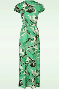 Vintage Chic for Topvintage Valerie Maxi Jurk In Groen><noscript><img width=
