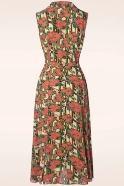 King Louie Violante Jurk Ryder In Langoustine Oranje><noscript><img width=