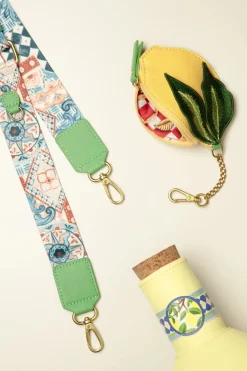 Vendula Viva Italia Limoncello Tas In Geel><noscript><img width=