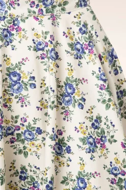 Banned Retro Wild Flower Swing Rok In Creme><noscript><img width=