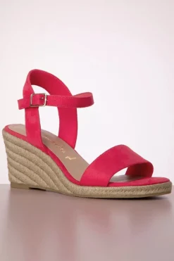 Tamaris Winnie Sleehakken In Roze>Vrouwen Sandalen