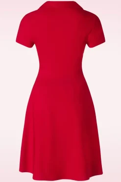 Banned Retro Wonder Fit And Flare Swing Jurk In Rood><noscript><img width=