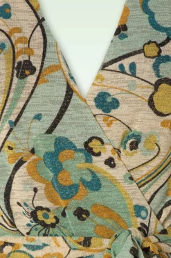 King Louie Zita Jumpsuit Frenzy In Dusty Turquoise><noscript><img width=